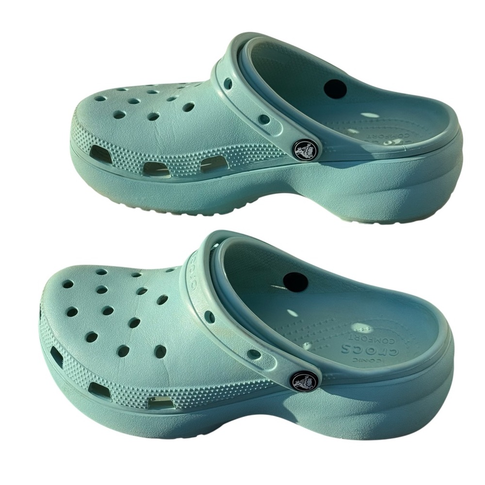 Crocs Women's Classic Clog - Light Blue Size 8